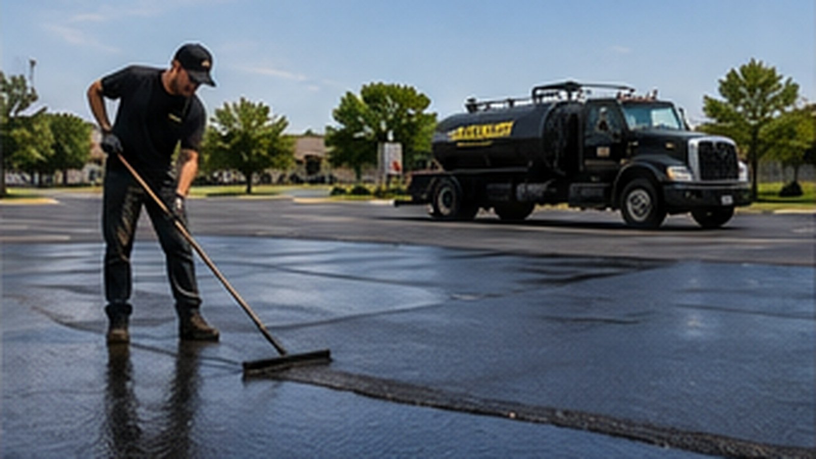 Commercial sealcoating services overview in Wichita, KS